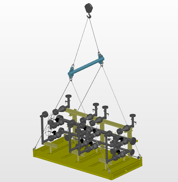 Plume gas diffusion CFD model offshore