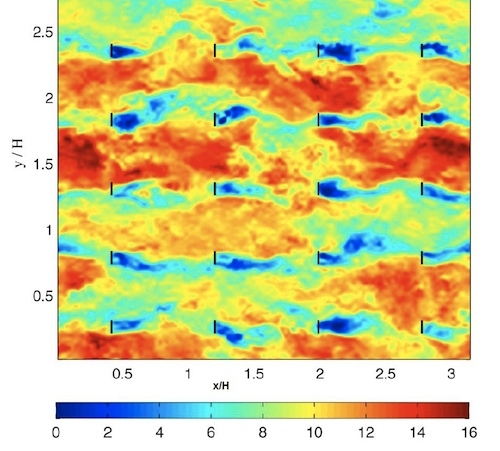 Wider spacing leads to greater farm efficiency according to CFD study