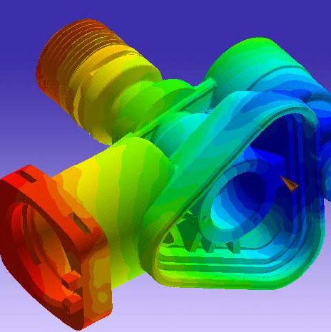 Plastic manufacturing process simulation